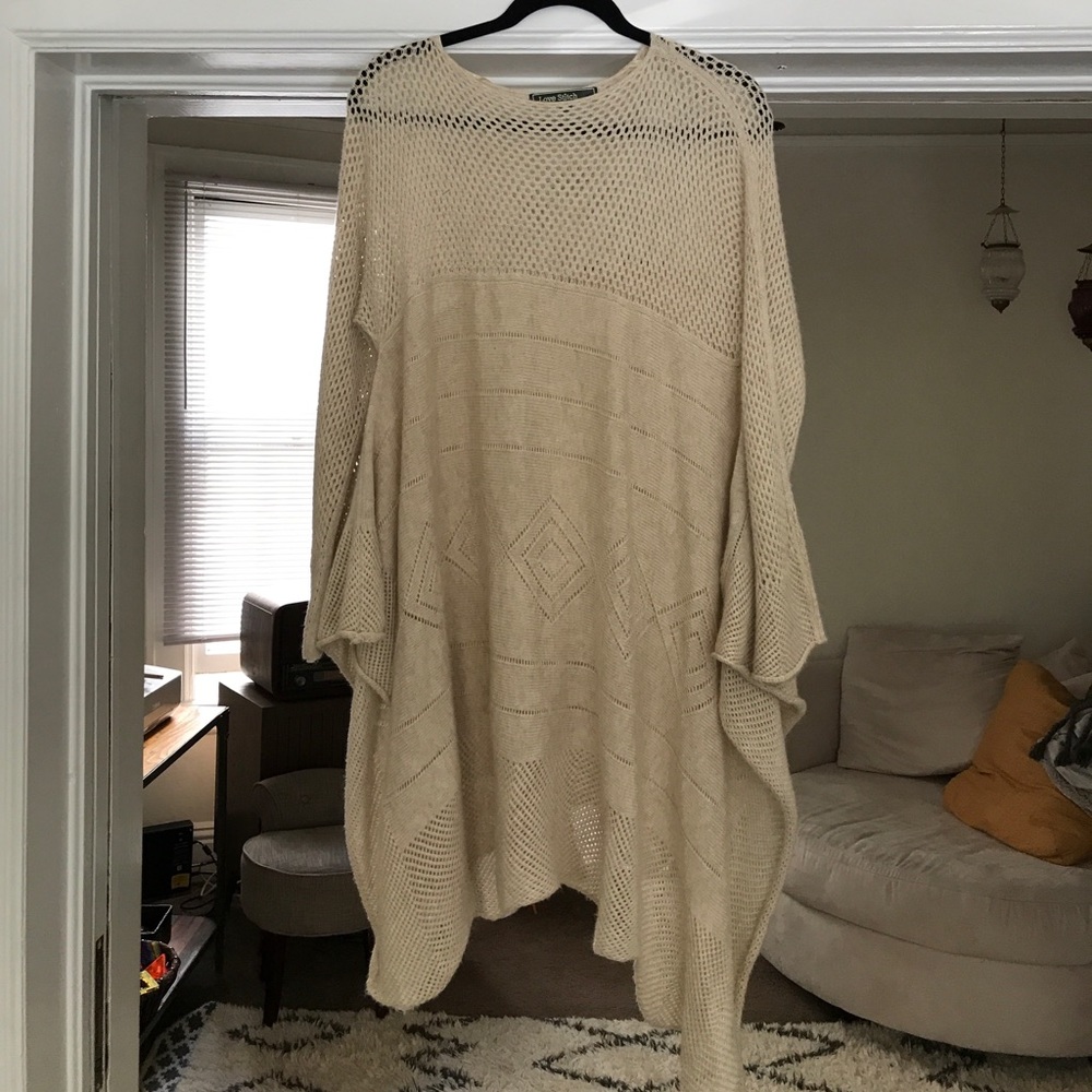 Anthropologie Asymmetrical Sweater
